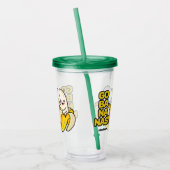 Douanenaam Cute Bananas Acryl Drinkbeker (Links)