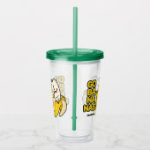 Douanenaam Cute Bananas Acryl Drinkbeker (Rechts)