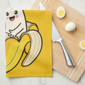 Douanenaam Cute Bananas Theedoek (Quarter Fold)