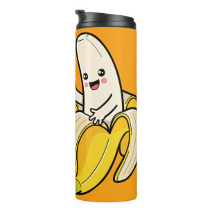 Douanenaam Cute Bananas Thermosbeker