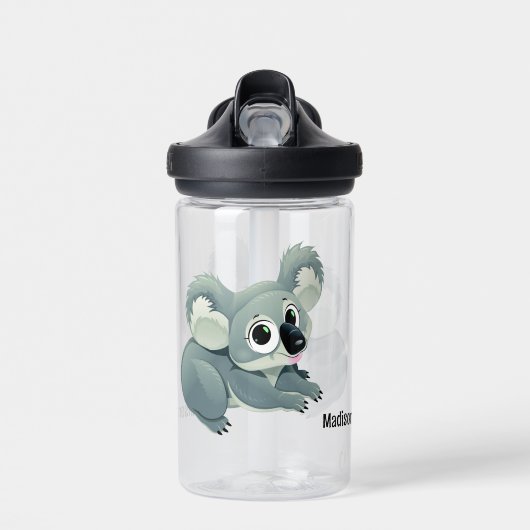 Douanenaam Cute Koala Waterfles (Voorkant)