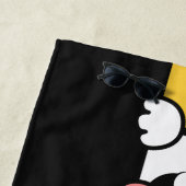 Douanenaam Cute Siberian Huskies Strandlaken (In situ)