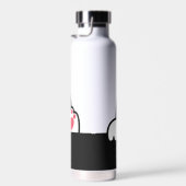 Douanenaam Cute Siberian Husky Waterfles (Rechts)