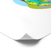 Douanenaam Dinosaur Zaal Decor Kinder Muur Poster (Hoek)