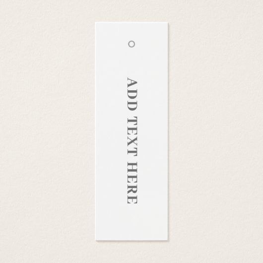 Douanenaam Eenvoudige Chique Kleding Hang Label Mini Visitekaartjes (Voorkant)