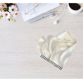 Douanenaam Elegante Moeder van Parel Textuur Notitieboek