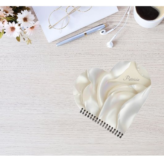 Douanenaam Elegante Moeder van Parel Textuur Notitieboek