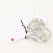 Douanenaam Elegante Moeder van Parel Textuur Notitieboek (Binnen)