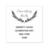 Douanenaam en Terugkeeradres Zelf Inkerend Stempel (Design)