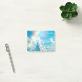 Douanenaam Esthetische Regenboog en Wolken Post-it® Notes (Kantoor)