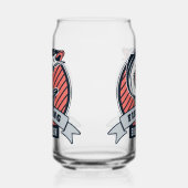 Douanenaam Fisher shotglass Blikvorm Glas (Links)