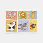 Douanenaam fleece deken (Voorkant (Horizontaal))