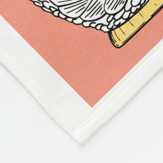 Douanenaam fleece deken (Hoek)