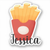 DOUANENAAM FRANSE VRIJ STICKER (Voorkant)