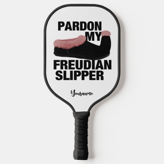 Douanenaam Freudian Slipper Pickleball Paddle (Achterkant)