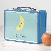 Douanenaam geschilderd banaan op blauw (In situ)