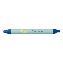 Douanenaam geschilderd banaan op blauw