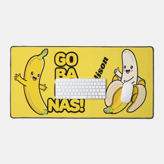 Douanenaam Grappige Bananen Bureaumat (Keyboard & Muis)