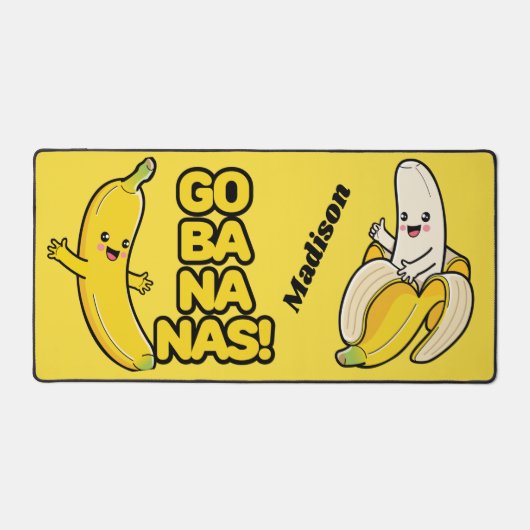 Douanenaam Grappige Bananen Bureaumat (Voorkant)