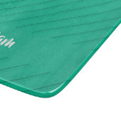 Douanenaam groene diagonaal plastiek geweven snijplank (Hoek)