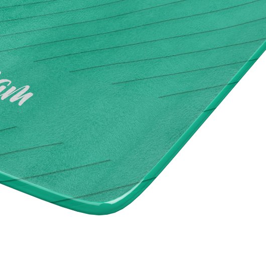 Douanenaam groene diagonaal plastiek geweven snijplank (Hoek)