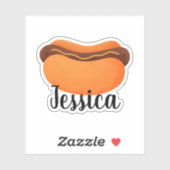 DOUANENAAM HOTDOG STICKER (Vel)