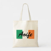 Douanenaam Ierse Vlag btcnt Tote Bag (Achterkant)