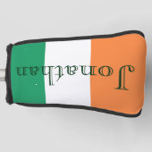 Douanenaam Ierse Vlag pcnt Golfheadcover (Voorkant)
