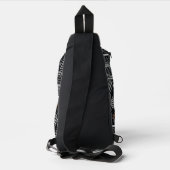 Douanenaam Industrieel Patroon Sling Bag (Achterkant)