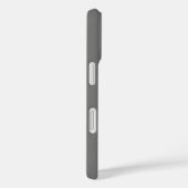Douanenaam Initiaal Stevige Kleur Grijs Case-Mate iPhone Case (Achterkant / Rechts)
