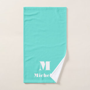 Douanenaam Initiaal Stevige Kleur Handdoek