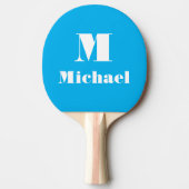 Douanenaam Initiaal Stevige Kleur Tafeltennisbatje (Voorkant)