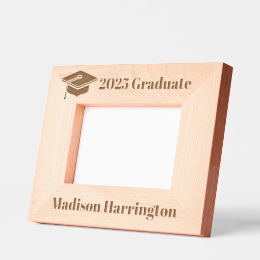 Douanenaam & Jaar Afstuderen Gegraveerde Lijstjes (Links)