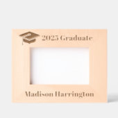 Douanenaam & Jaar Afstuderen Gegraveerde Lijstjes (Voorkant)