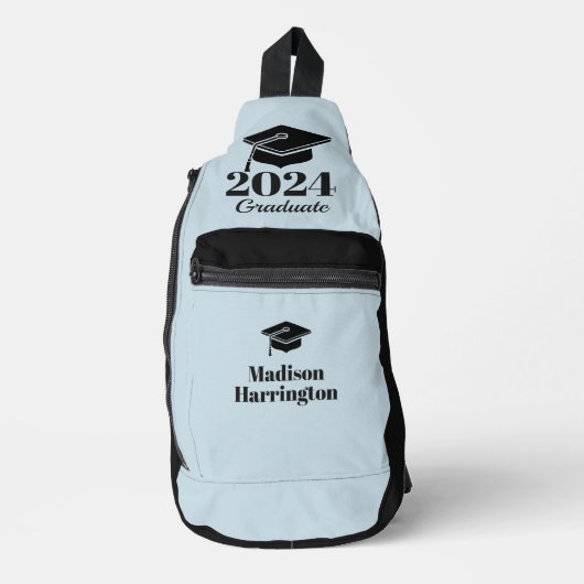 Douanenaam, Jaar & Kleur Afstuderen Sling Bag (Voorkant)