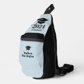 Douanenaam, Jaar & Kleur Afstuderen Sling Bag (Rechterhoek)