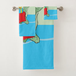 Douanenaam, Jongen, Verjaardag Dinosaurus Bad Handdoek