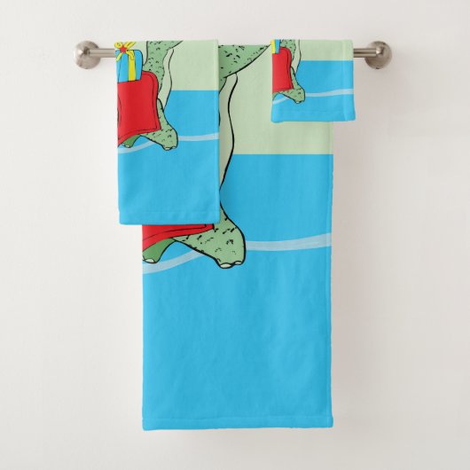 Douanenaam, Jongen, Verjaardag Dinosaurus Bad Handdoek (Insitu)