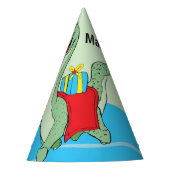 Douanenaam, Jongen, Verjaardag Dinosaurus Feesthoedjes (Voorkant)