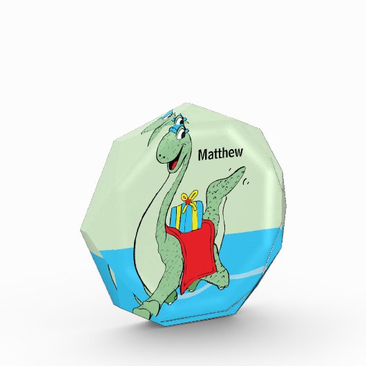Douanenaam, Jongen, Verjaardag Dinosaurus Fotoblokken (Links)