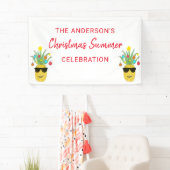 Douanenaam Kerstmis Zomerviering Spandoek (Insitu)