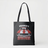 Douanenaam Klassieke Amerikaanse Spier Auto Garage Tote Bag (Voorkant)