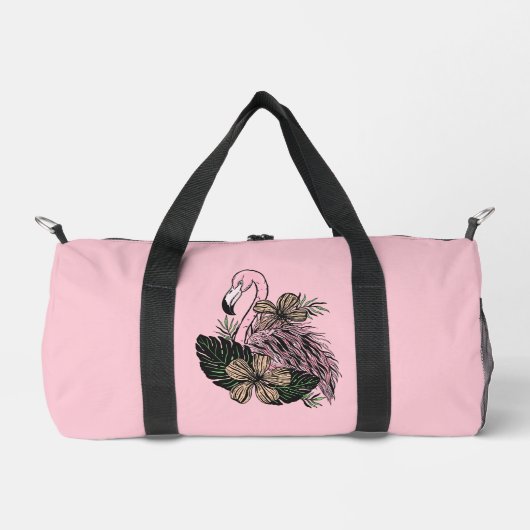 Douanenaam & Kleur Roze Flamingo Plunjezak (Voorkant)