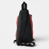 Douanenaam Kleurrijk Citruspatroon Sling Bag (Achterkant)