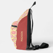 Douanenaam Kleurrijk Citruspatroon Sling Bag (Rechts)
