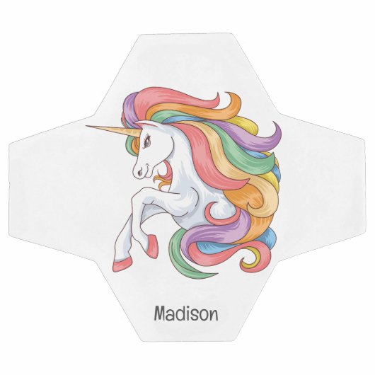 Douanenaam Kleurrijke Eenhoorn Voetbal (Enkel)
