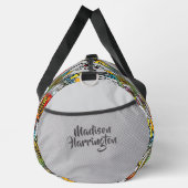 Douanenaam Kleurrijke Hiphop Patroon Plunjezak (Rechts)