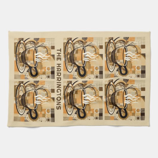 Douanenaam Koffiepatroon Theedoek (Horizontaal)