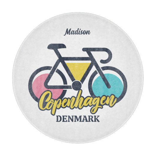 Douanenaam Kopenhagen Denemarken Snijplank (Voorkant)
