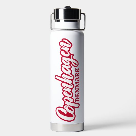 Douanenaam Kopenhagen Denemarken Waterfles (Achterkant)